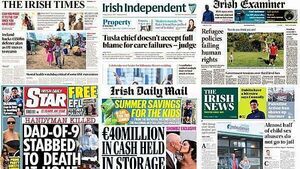 What the papers say: Friday's front pages What the papers say: Friday's front pages