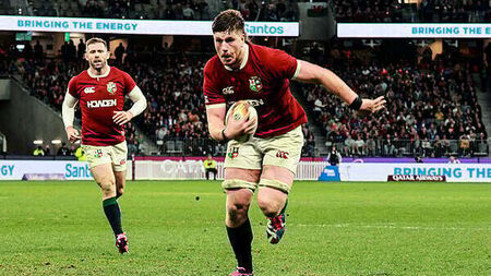 British and Irish Lions hammer Western Force but Tomos Williams suffers injury