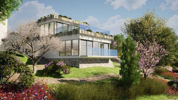 The proposed Kokoro Cultural Centre at Lafcadio Japanese Gardens, Tramore. 