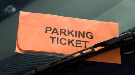 Where does the money collected from parking fines go in Waterford? 