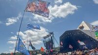 John Mullane flag spotted flying at Glastonbury