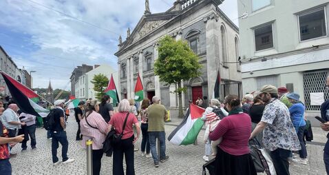 Waterford people attend march for peace in Palestine