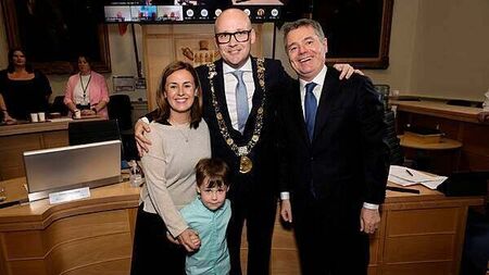 Councillor Ray McAdam elected as the new Lord Mayor of Dublin