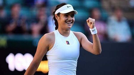 Emma Raducanu sails through ‘awkward’ battle of Britain in Wimbledon opener