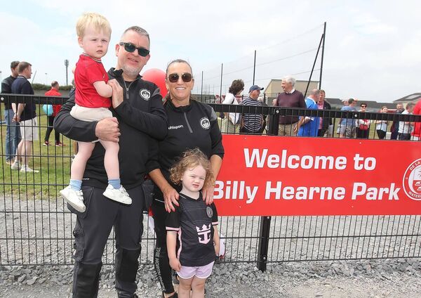 Mick and Charlie Power, Tina Moloney and Katie Hayes.