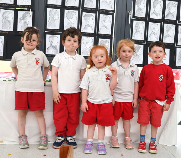 Maya, Max, Marlyn, Caoimhe and Ruairí at the Park Montessori annual art exhibition. Maya, Max, Marlyn, Caoimhe and Ruairí at the Park Montessori annual art exhibition.