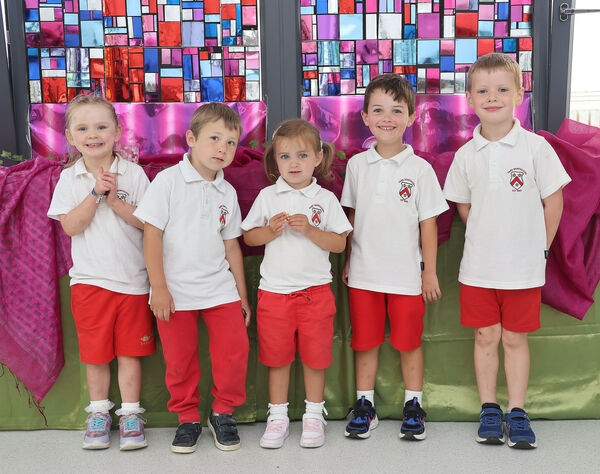 Trina, Michael, Ada, Oran and Mannix, at the Park Montessori annual art exhibition. Trina, Michael, Ada, Oran and Mannix, at the Park Montessori annual art exhibition.