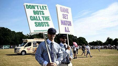 Wimbledon ‘looks like bad Photoshop’, says ex-line judge as AI replaces humans