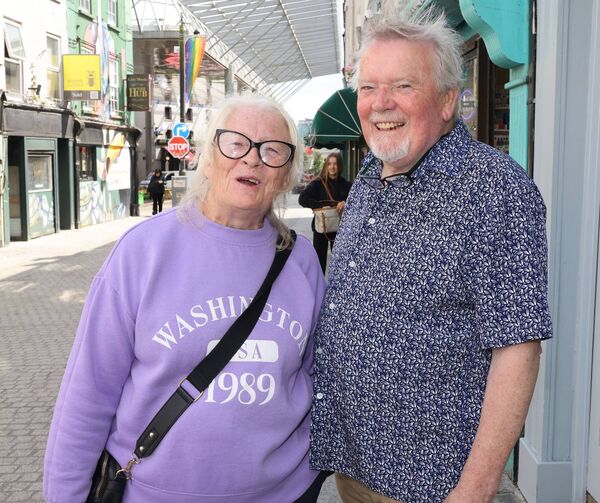 Phylis Winter and John Flavin. Photo: Joe Evans