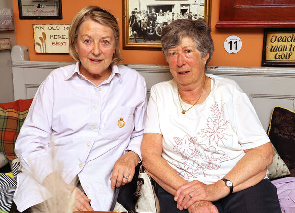 Helen and Mary, at the Raglan Road, Tramore, for a coffee morning hosted by Tramore Tidy Towns in aid of 10-year-old Emma Flynn who had a bone marrow transplant, which was donated by her 11-year-old brother Billy. Helen and Mary, at the Raglan Road, Tramore, for a coffee morning hosted by Tramore Tidy Towns in aid of 10-year-old Emma Flynn who had a bone marrow transplant, which was donated by her 11-year-old brother Billy.