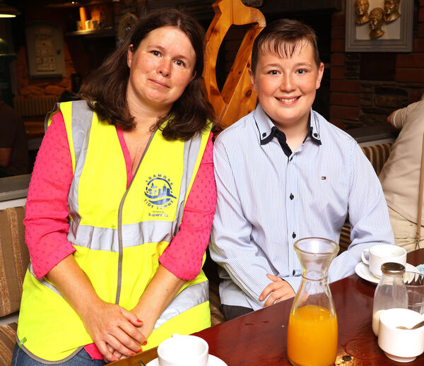 Lisa and Thomas, at the Raglan Road, Tramore, for a coffee morning hosted by Tramore Tidy Towns. Lisa and Thomas, at the Raglan Road, Tramore, for a coffee morning hosted by Tramore Tidy Towns.