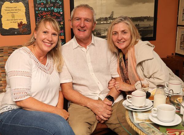 Claudia, Robbie and Hilary, at the Raglan Road, Tramore for a coffee morning hosted by Tramore Tidy Towns. Claudia, Robbie and Hilary, at the Raglan Road, Tramore for a coffee morning hosted by Tramore Tidy Towns.