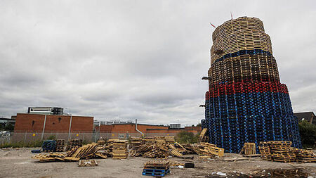 Legal action expected over loyalist bonfire sparking concern in Belfast