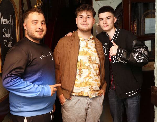  Seamus, Adam and Aidan, at Phil Grimes Bar for the launch of Oran Byrne's new album.
