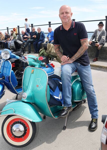 Jamie Croke at Waterford Scooter Club's scooter show and ride out.