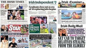 What the papers say: Thursday's front pages What the papers say: Thursday's front pages