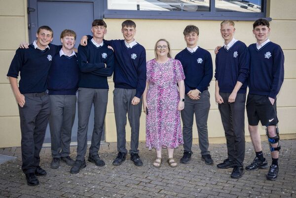 Pictured at Ardscoil Na Mara's Sixth Year Graduation Ceremony.