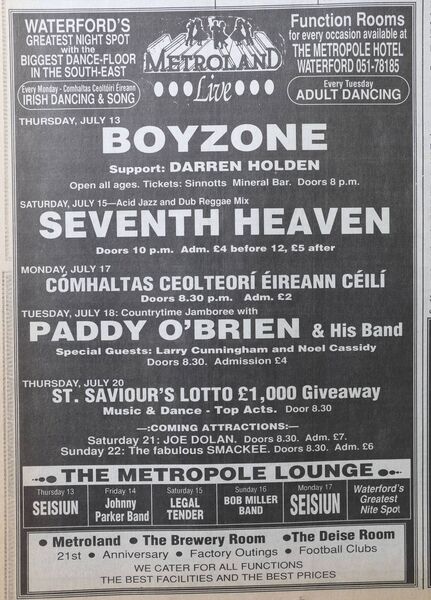 From the Waterford News & Star archives 30 years ago. From the Waterford News & Star archives 30 years ago.