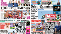 What the papers say: Saturday's front pages