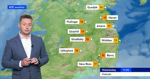 RTÉ launches redesigned weather forecasts