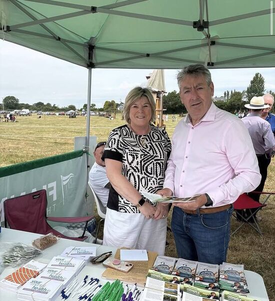 Minister of State Mary Butler pictured with Billy Kellegher, MEP, at Dungarvan Show.