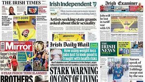 What the papers say: Tuesday's front pages What the papers say: Tuesday's front pages
