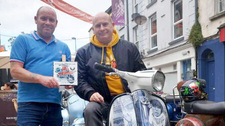 In Photos: Custom and Classic Scooter Show for City's Cultural Quarter