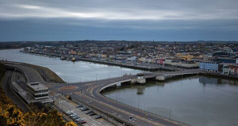 Traffic flow on Rice Bridge in Waterford reduced to one lane
