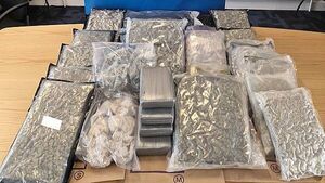 Man and woman (20s) arrested after €715k of drugs seized in Co Dublin Man and woman (20s) arrested after €715k of drugs seized in Co Dublin