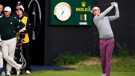 Northern Ireland’s Tom McKibbin and Nicolai Hojgaard take early lead at the Open