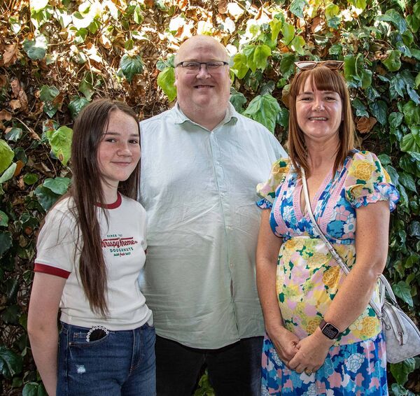 Attending were Zoe, Wayne and Anne Brown. Pic: John Power Attending were Zoe, Wayne and Anne Brown. Pic: John Power