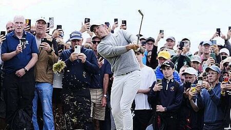 Home favourite Rory McIlroy rewards fans with strong start at Royal Portrush