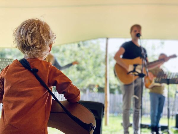 There will be live music at the community Fun Day. Stock image