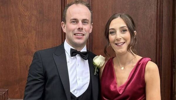 Darren Rockett and Sara Fitzgerald were wished the best ahead of their wedding. Darren Rockett and Sara Fitzgerald were wished the best ahead of their wedding.