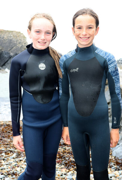 Amelia and Ciara, pictured at Newtown Cove Tramore, for the Irish Water Safety camp. Photo: Joe Evans Amelia and Ciara, pictured at Newtown Cove Tramore, for the Irish Water Safety camp. Photo: Joe Evans