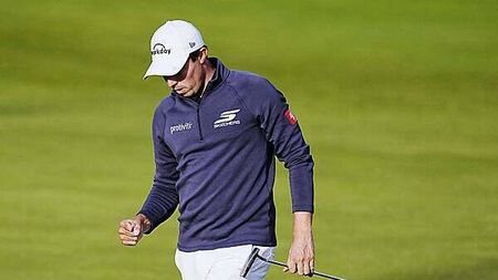 Matt Fitzpatrick one shot behind Open leader Scottie Scheffler at halfway stage