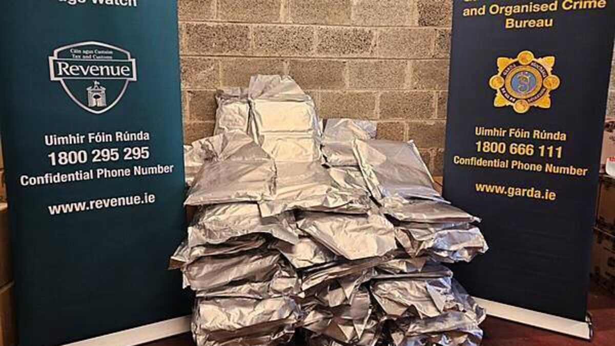 Man arrested and cannabis worth €1.6 million seized