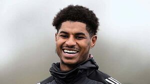 Marcus Rashford takes to the skies as Barcelona move appears close Marcus Rashford takes to the skies as Barcelona move appears close