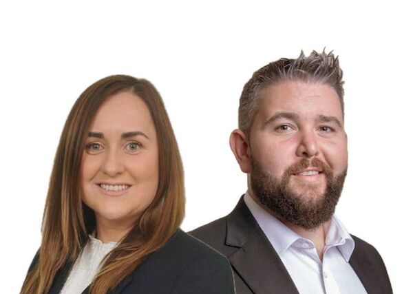 Sinn Féin's Cllr Catherine Burke and Deputy Conor McGuiness Sinn Féin's Cllr Catherine Burke and Deputy Conor McGuiness