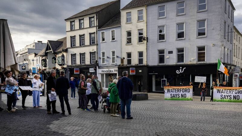 Waterford Airport Protest: 'The state are not doing their fair share'