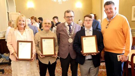Remarkable success of Waterford production of 'Up Down Boy' is celebrated in City Hall