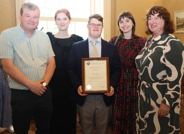 Sean pictured with family members. Photo: Joe Evans