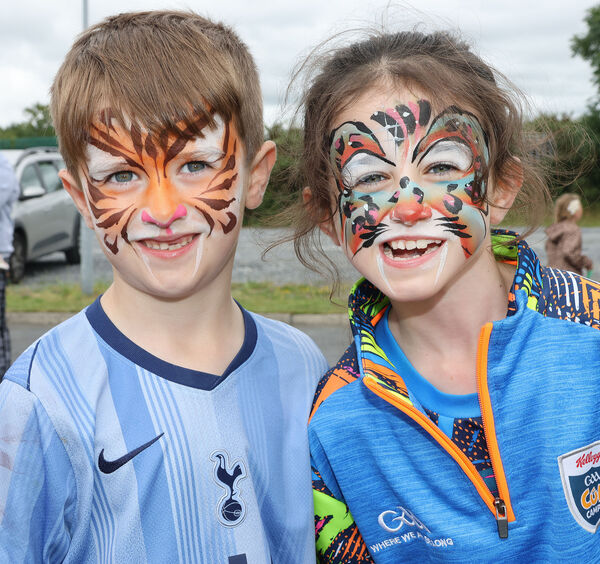  Darby and Layla Roche, at the Ballybeg Fun Day as part of the estates 50th Year Anniversary. Photo: Joe Evans