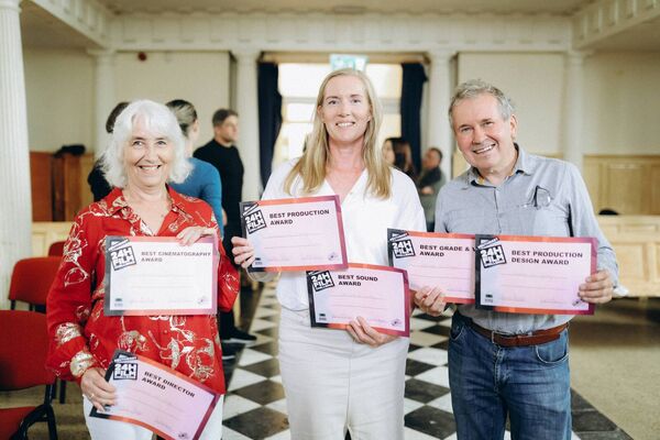 Some of the award winners at the South East 24H Film Challenge, hosted by Waterford Film Centre