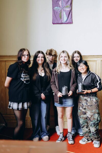 The overall winning film in the teen section was, 'Shutters', written and directed by Lucy Colbert with a team composed of: Neeva Coughlan (cinematography), Emma and Neeva Coughlan (Producers), Emily Doherty (Camera Assistant), Charlie Maher (Music) and actors Leon Kavanagh and Willow Donnelly 