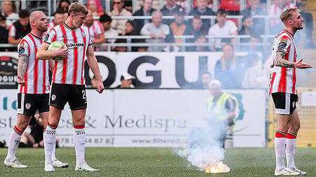Teenager and man in hospital after Derry City and Bohemians fans 'attack each other'
