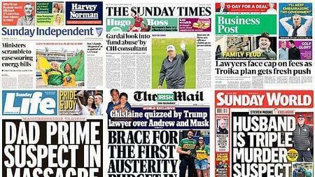 What the papers say: Sunday's front pages