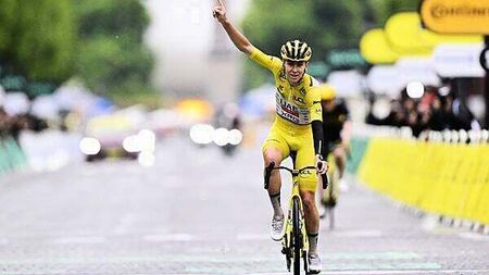Tadej Pogacar wins fourth Tour de France title as Wout van Aert takes last stage
