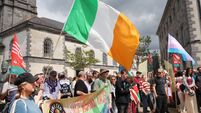 Waterford locals protest far-right march on The Mall