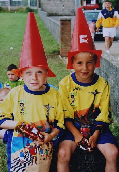 Sean Kavanagh and Dean Kennedy, enjoyed the 2003 Samba soccer summer camp held at Johnvill FC